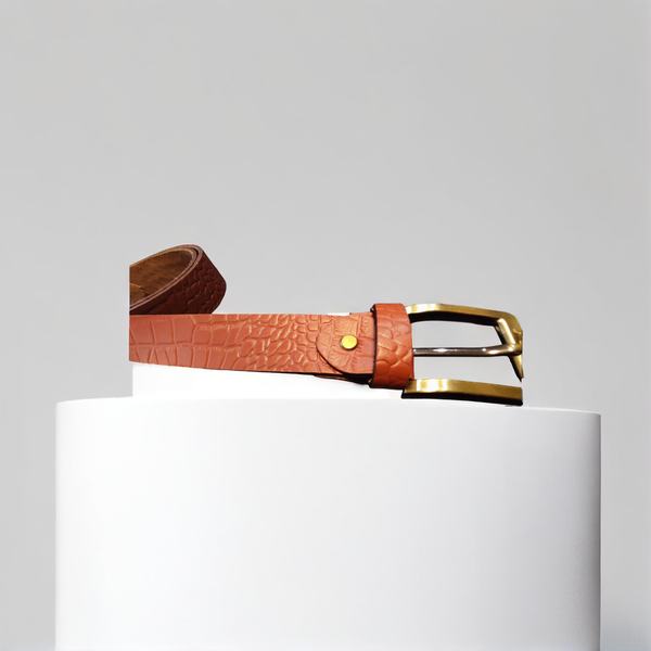 Joya Croc Luxe Leather Belt