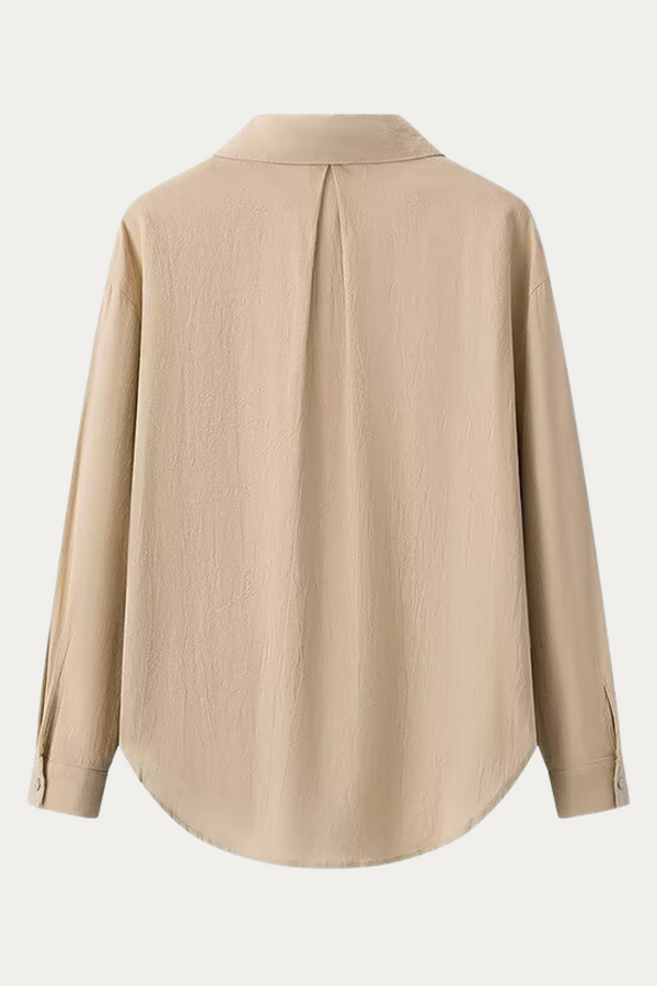 Renata Long Sleeve Khaki Shirt