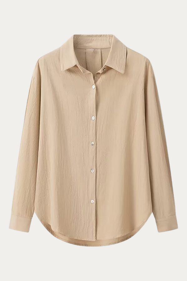 Renata Long Sleeve Khaki Shirt